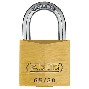 ABUS 65/30mm Brass Padlock Keyed Alike 6305 ABUKA11978