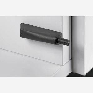 Hettich Push to open Magnet, for screwing on, Short travel, anthracite 9089629