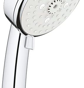 GROHE Shower and Bathroom Fixtures, Hand Shower with 4 spray modes - Tempesta Cosmopolitan 100 Collection, 27575002