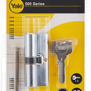 Yale 500 series Double Euro Cylinder 70mm 10-0502-3535-00-11-01 Chrome