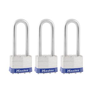 Master Lock Laminated Padlock  1TRILJ 1-3/4in (44mm) Wide with 2-1/2in (64mm) Shackle