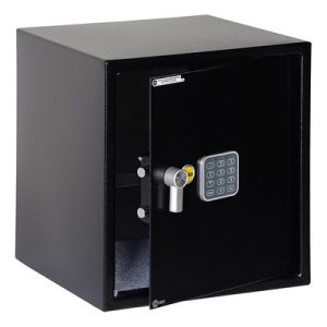 YSV/390/DB1 Yale Large Value Safe With Digital Keypad  Black 350x390millimeter 14kg