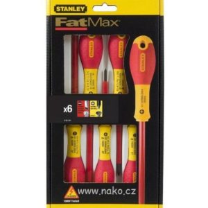 6-Piece Screwdriver Set Red/Yellow/Black 11.5x5.8x1.8inch