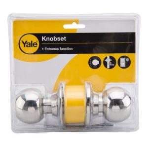 Yale Door Knobs Chrome finish