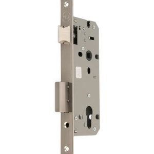 Steel Cylinder Lock Set Silver