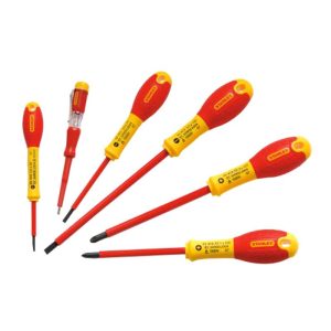 6-Piece Screwdriver Set Red/Yellow