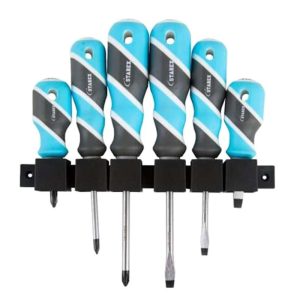 6-Piece Screwdriver Set Multicolour 24inch