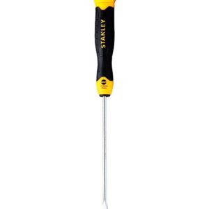 Soft Grip Slotted Screwdriver Yellow/Black/Silver 3x75millimeter