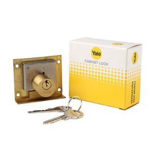 Cabinet Lock Set Gold