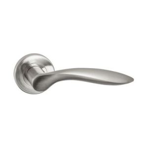 Apollo Door Handle - Satin Nickel Silver