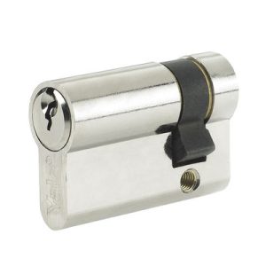 Cylinder lock Silver/Black 60millimeter
