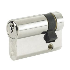 Cylinder Padlock Silver/Black 70millimeter