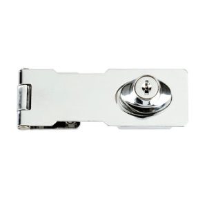 Locking Hasp White/Silver 115millimeter