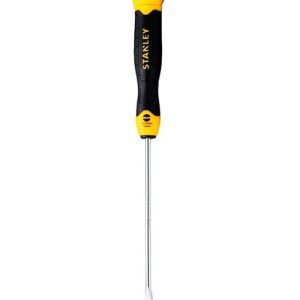 Cushion Grip Standard Slotted Screwdriver Black/Silver/Yellow 6.5x250millimeter