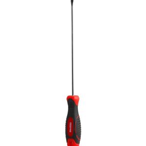 Soft Grip Precision Slotted Screwdriver Silver/Black/Red 3x150millimeter