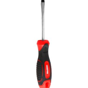 Soft Grip Precision Slotted Screwdriver Silver/Black/Red 5x150millimeter