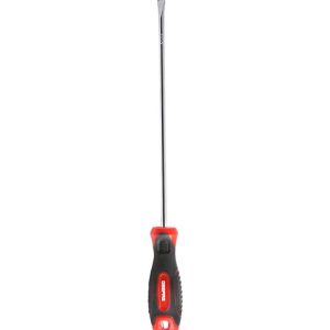 Soft Grip Precision Slotted Screwdriver Silver/Black/Red 5x200millimeter