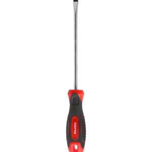 Soft Grip Screwdriver Silver/Black/Red 6.5x150millimeter