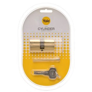 Yale Dimple Key Cylinder Lock Brass 60millimeter