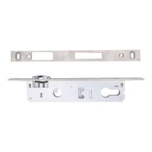 Yale Narrow Roller Door Lock Silver 22mm