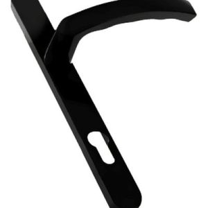 2-Piece Handle On Narrow Plate Black