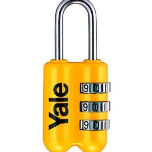 Travel Padlock Yellow 23millimeter