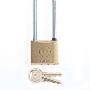 Yale Brass Padlock Long (40mm)15-0110-4066-00-0211 113 series Long Shackle