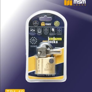 MSM Brass padlock 40mm