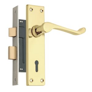Lockset Small Complete Brass Oxford