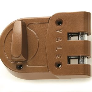 Yale 197-1/4F Jimmy-Proof Deadlock w/ Flat Strike