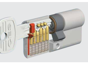 CES High Security Double Cylinder 810, Re Plus  35-35 70mm Made in Germany