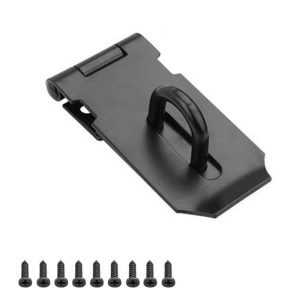 Hasp and Staple Black 3"