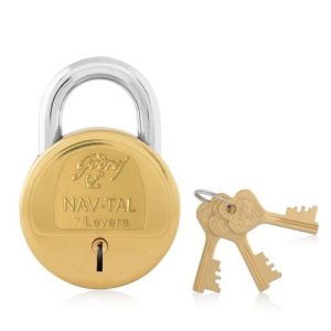 Godrej Locks Navtal 7 Levers Deluxe Hardened - 3 Keys