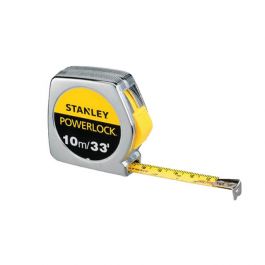 STANLEY STHT33463-8 POWER LOCK MEASURING TAPE 10M/EX25MM
