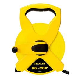 STANLEY STHT34794-8 OPEN CASE FIBER GLASS BLADE MEASURING TAPE 60M/EX10MM METRIC-IMPERIAL