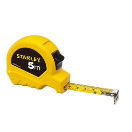 STANLEY STHT36127-812 SHORT TAPE RULES 5M/16' X 19MM